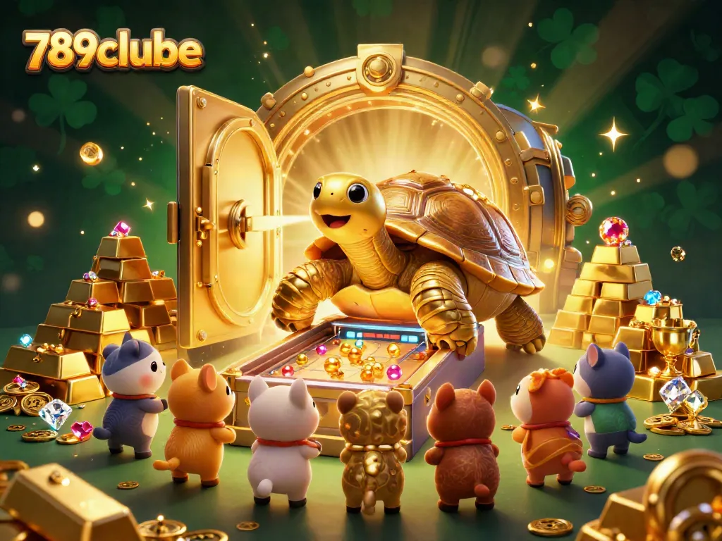 Engage with exciting games at 789clube with colorful treasures and playful characters in a vibrant casino atmosphere.