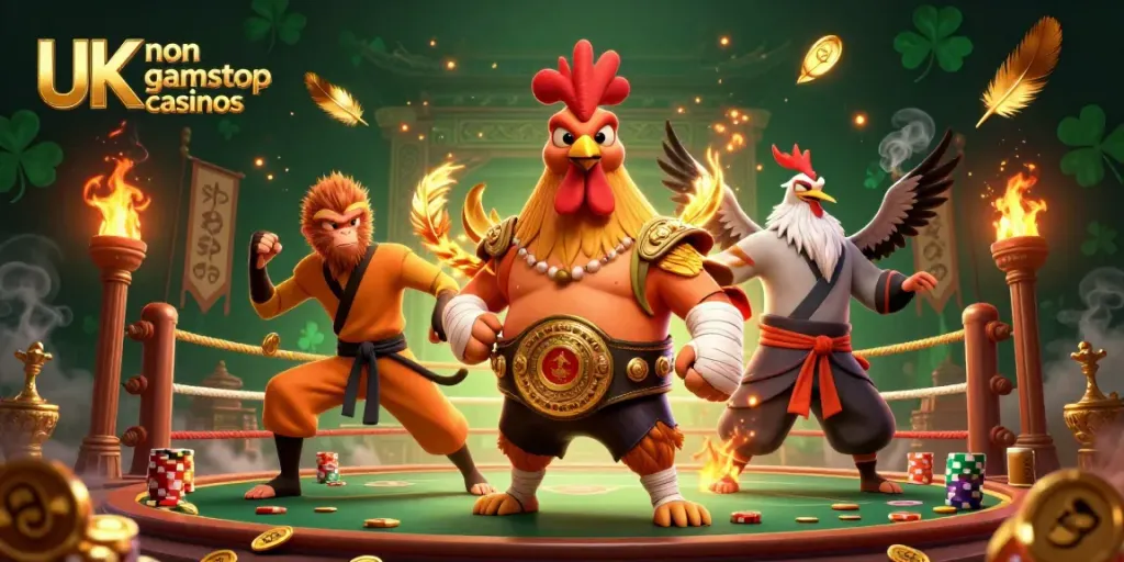 Experience thrilling action at UK non gamstop casinos with vibrant characters and dynamic gaming elements.