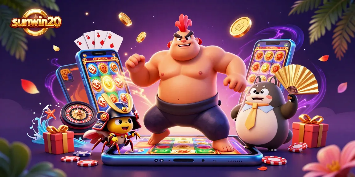 Experience the thrilling action of sunwin20 with stunning casino elements and energetic characters.