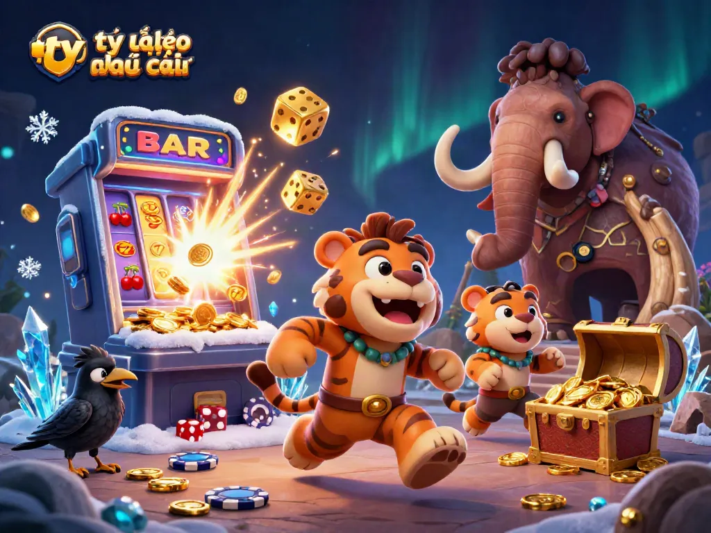 Engage with thrilling tỷ lệ kèo nhà cái alongside lively 3D characters in a prehistoric casino.