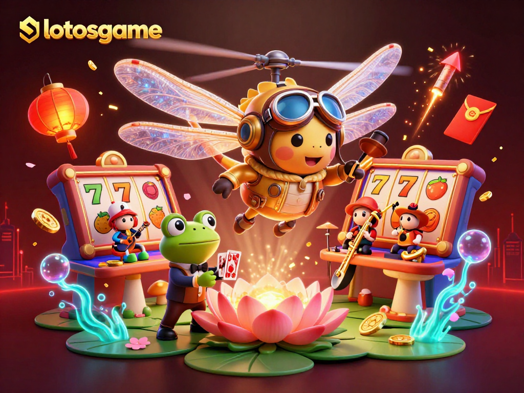 Experience thrilling gameplay at lotosgame with a vibrant casino scene filled with action and excitement.