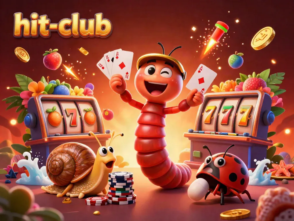 Engage in the thrilling hit-club experience with an animated dealer, vibrant cards, and festive symbols.