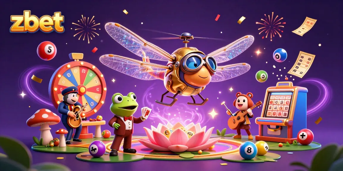 Experience thrilling wins at zbet's vibrant lottery casino with jazzy festivities and colorful elements!