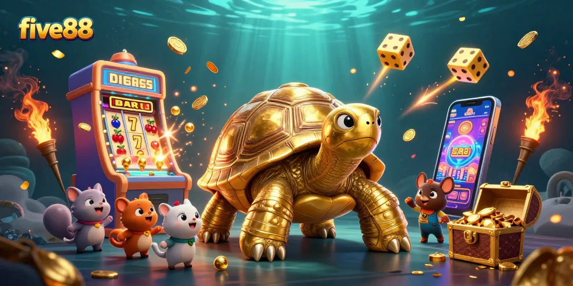 Engage with the five88 casino experience through vibrant characters and dynamic gaming elements.